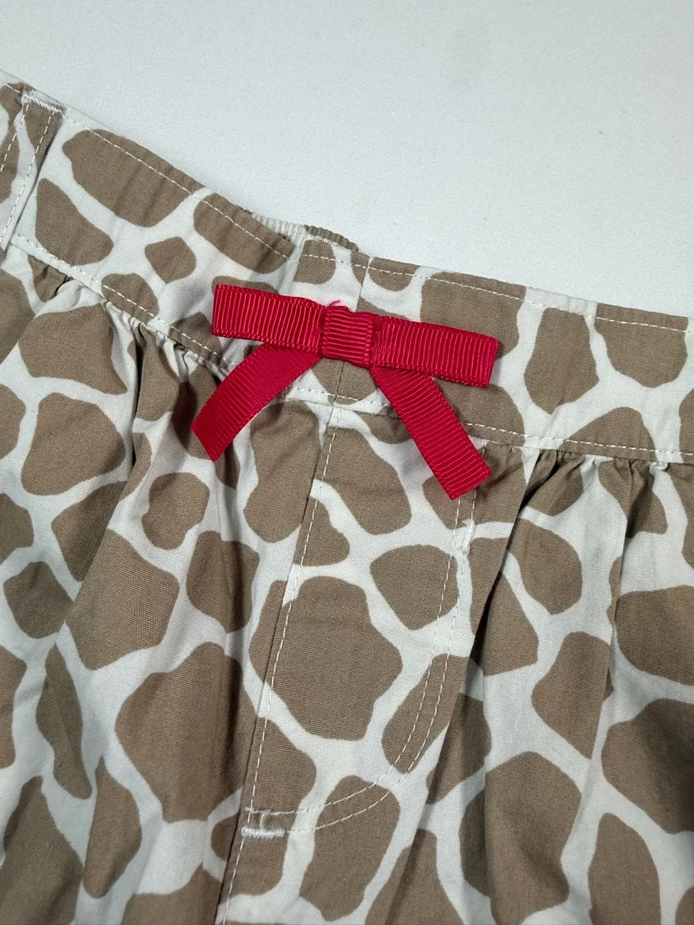 GYMBOREE Girls 8‎ Giraffe Print Shorts Safari Cute Playful Cottagecore Zoo